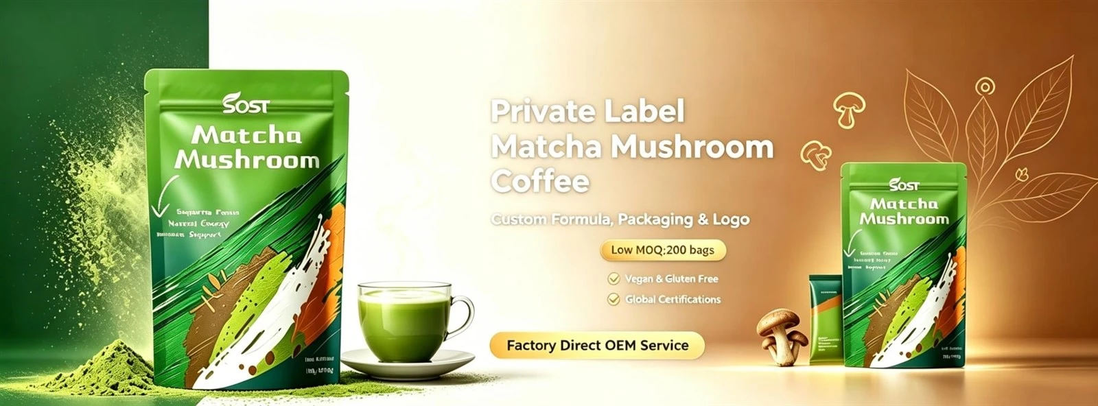 Matcha Mushroom Coffee3 Matcha Mushroom Coffee3